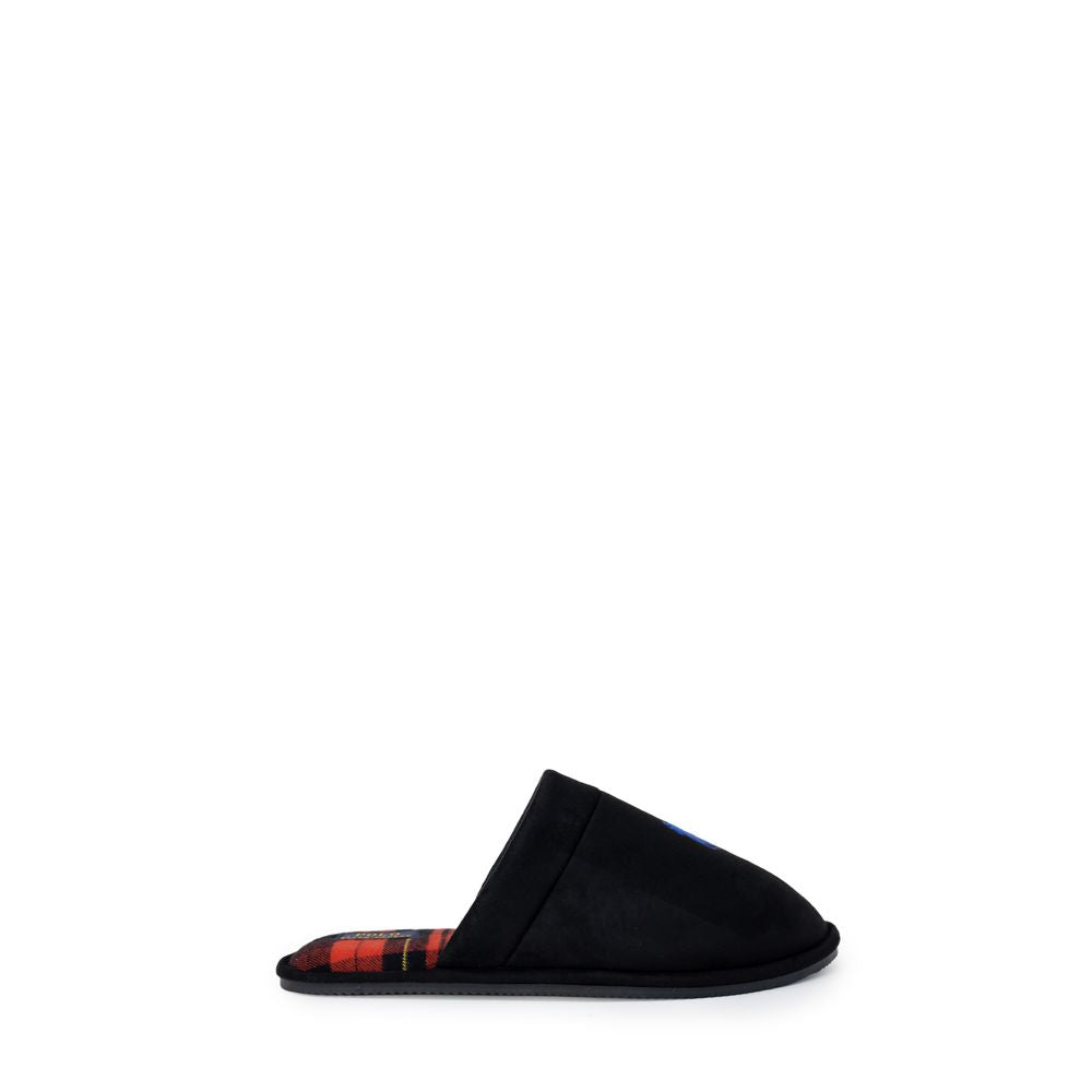 Ralph Lauren Black Polyester Slippers for Men