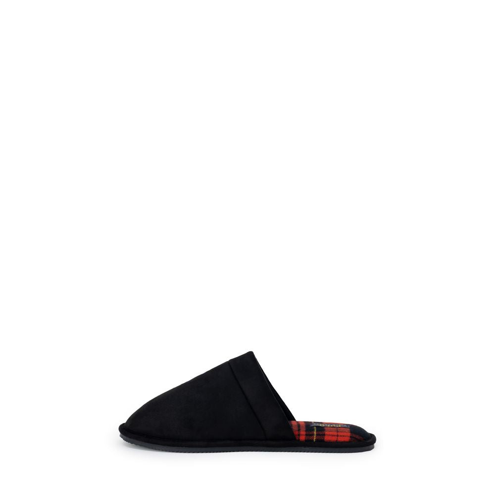 Ralph Lauren Black Polyester Slippers for Men