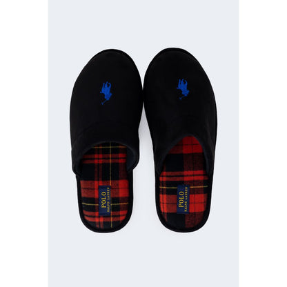 Ralph Lauren Black Polyester Slippers for Men
