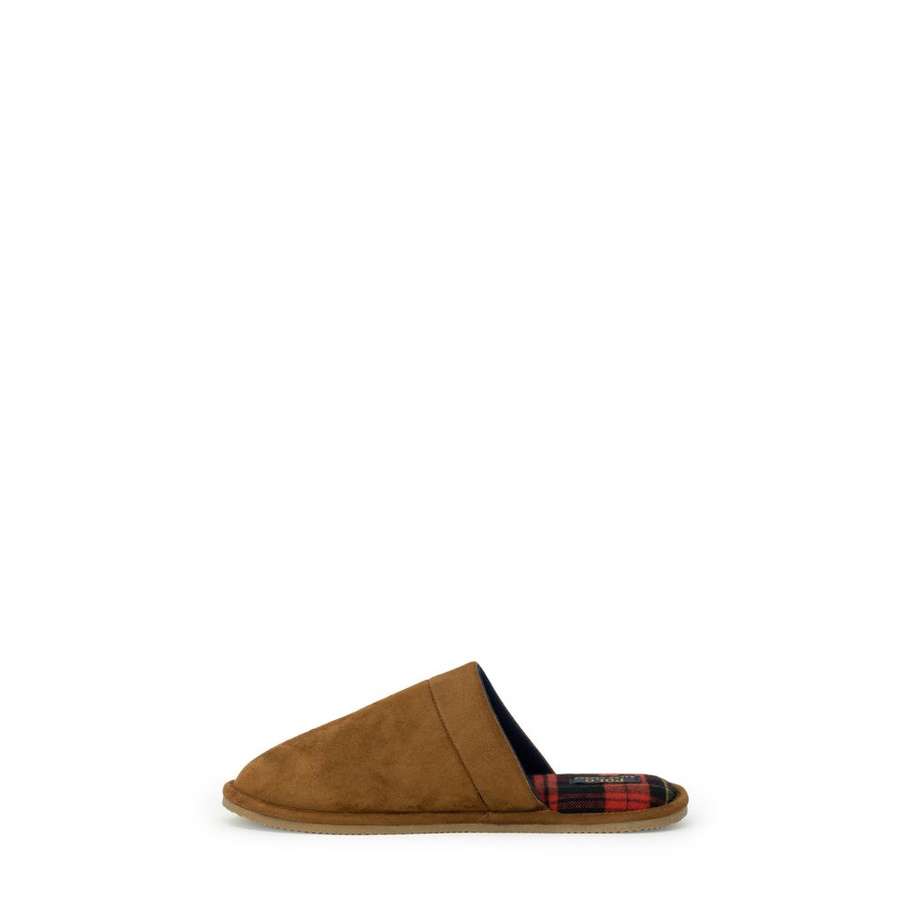 Ralph Lauren Beige Polyester Slippers for Men