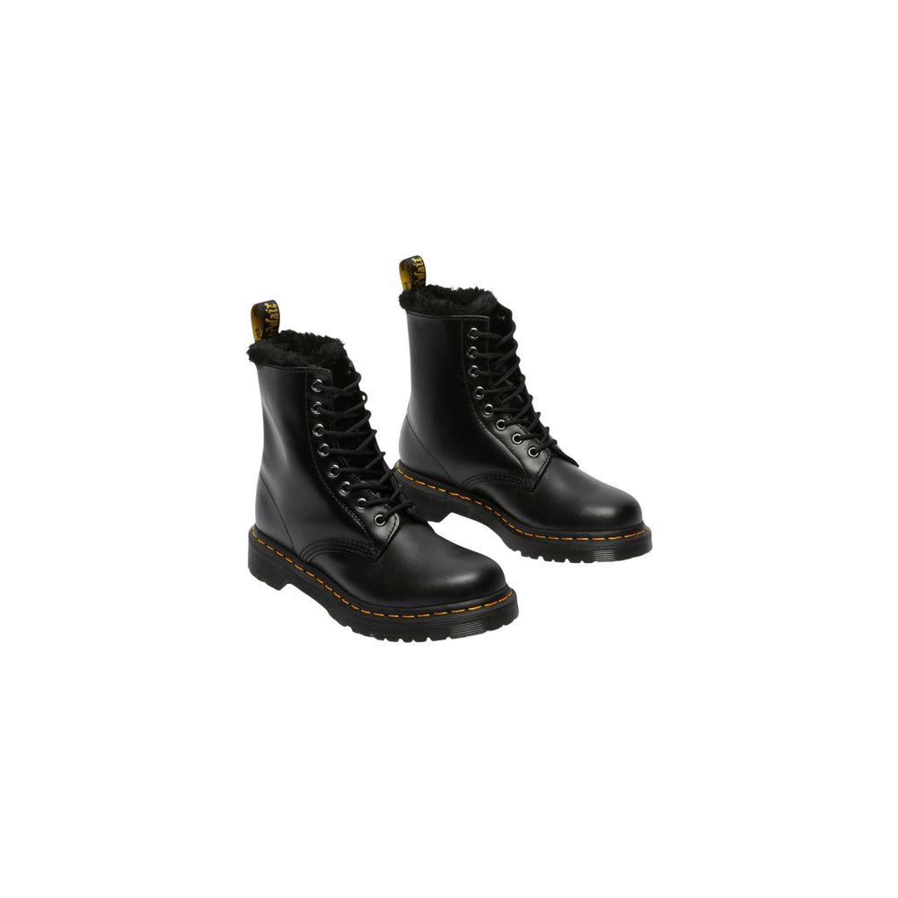 Dr. Martens 1460 SERENA Black Leather Lace-Up Boots