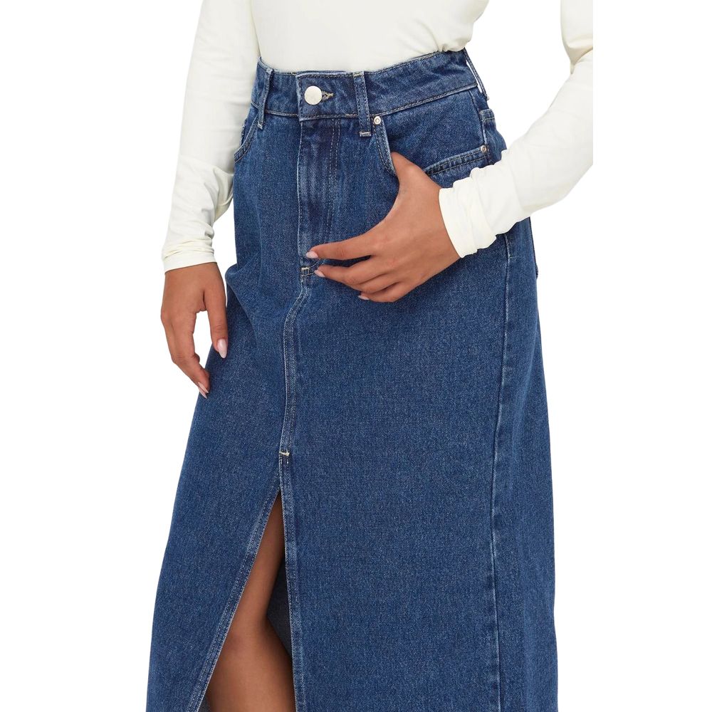 Only ONLBIANCA MIDI DNM REA NOOS Women's Midi Skirt