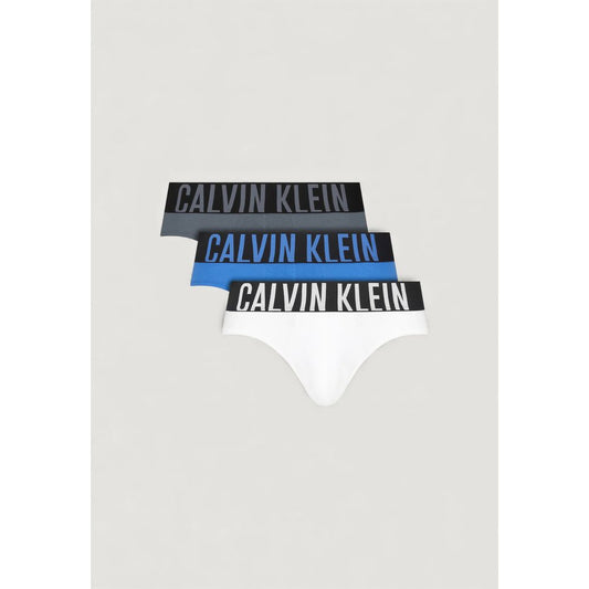 Calvin Klein Underwear Blue Cotton Briefs - 3 Pack for Uncompromising Comfort