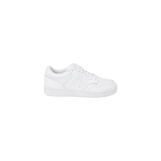 New Balance 480 JR GSB480 Women's White Leather Athletic Sneakers