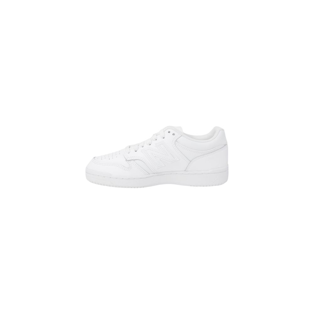 New Balance 480 JR GSB480 Women's White Leather Athletic Sneakers