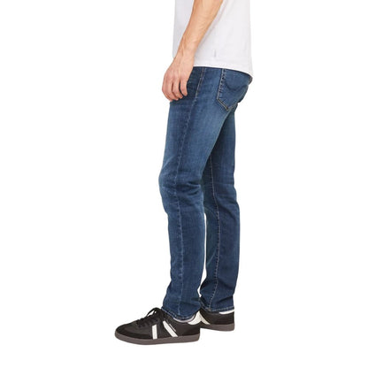 Jack & Jones Blue Cotton Relaxed Fit Jeans
