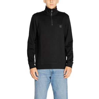Hugo Boss Black Cotton Sweatshirt - Boss Zetrust 10234591