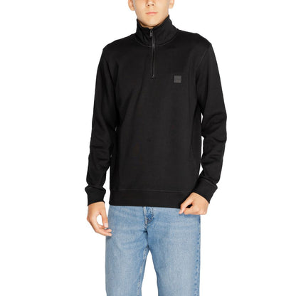 Hugo Boss Black Cotton Sweatshirt - Boss Zetrust 10234591