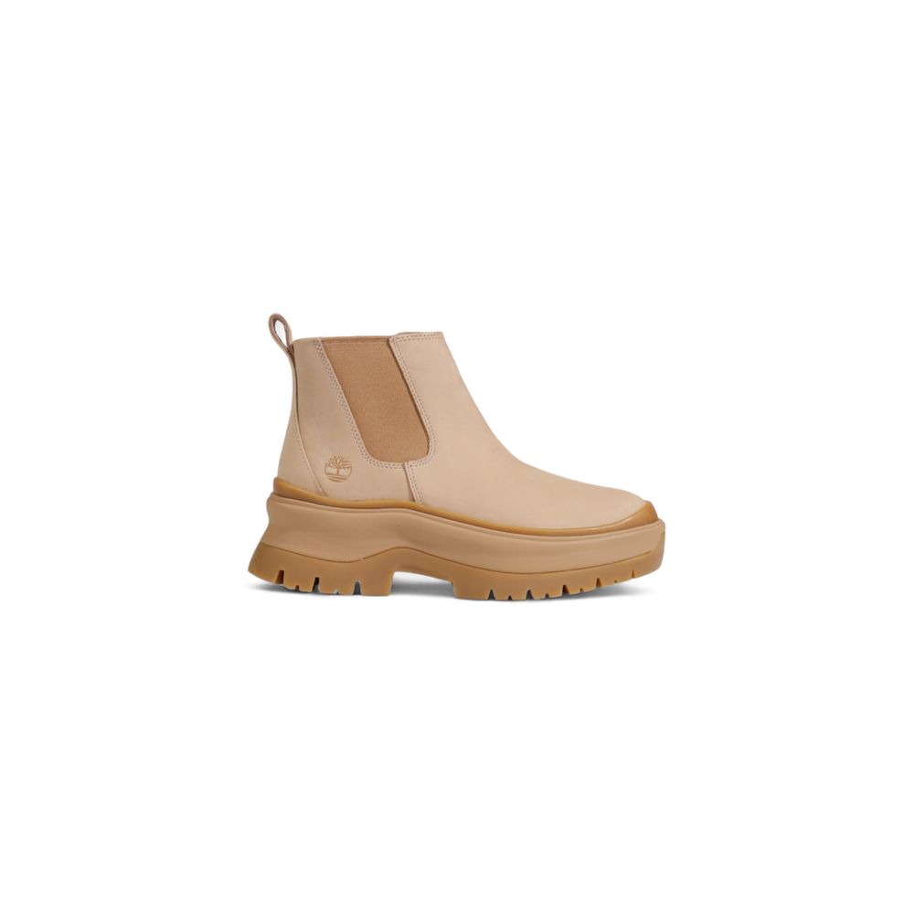 Timberland Beige Suede Leather Ankle Boots
