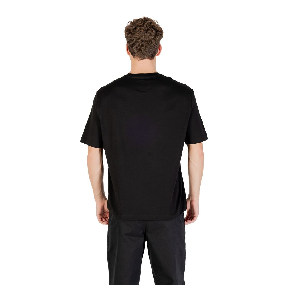 Armani Exchange Black Cotton Sportswear T-shirt