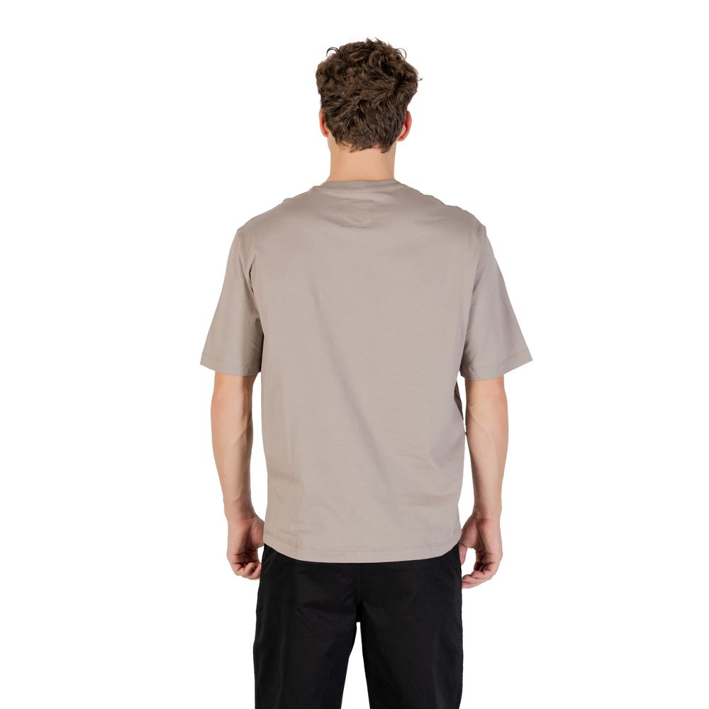 Armani Exchange Brown Cotton Sportswear T-Shirt