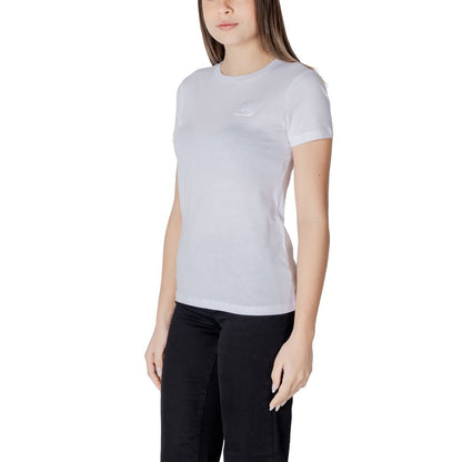 Armani Exchange White Cotton T-Shirt for Women