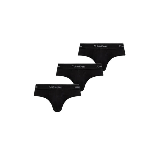 Calvin Klein Underwear Black Cotton Briefs - Pack of Three