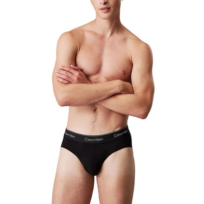Calvin Klein Underwear Black Cotton Briefs - Pack of Three