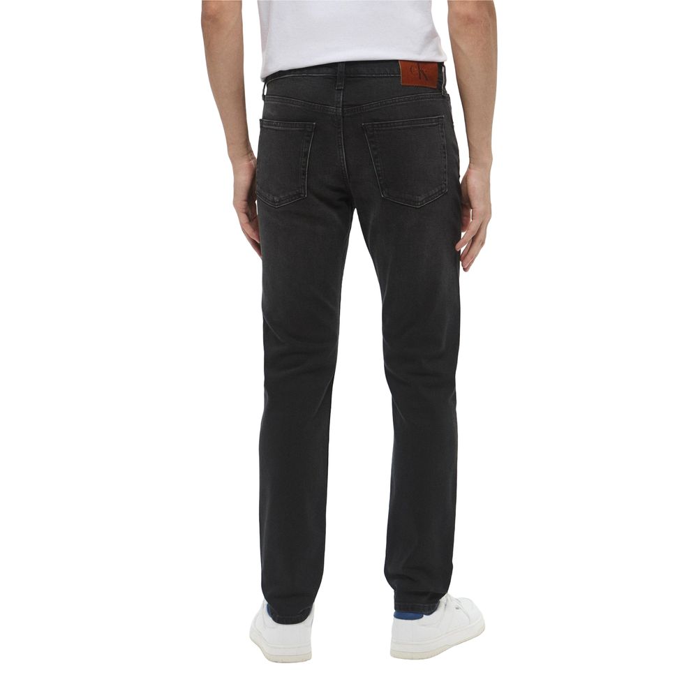 Calvin Klein Jeans SLIM TAPER Black Cotton Skinny Jeans