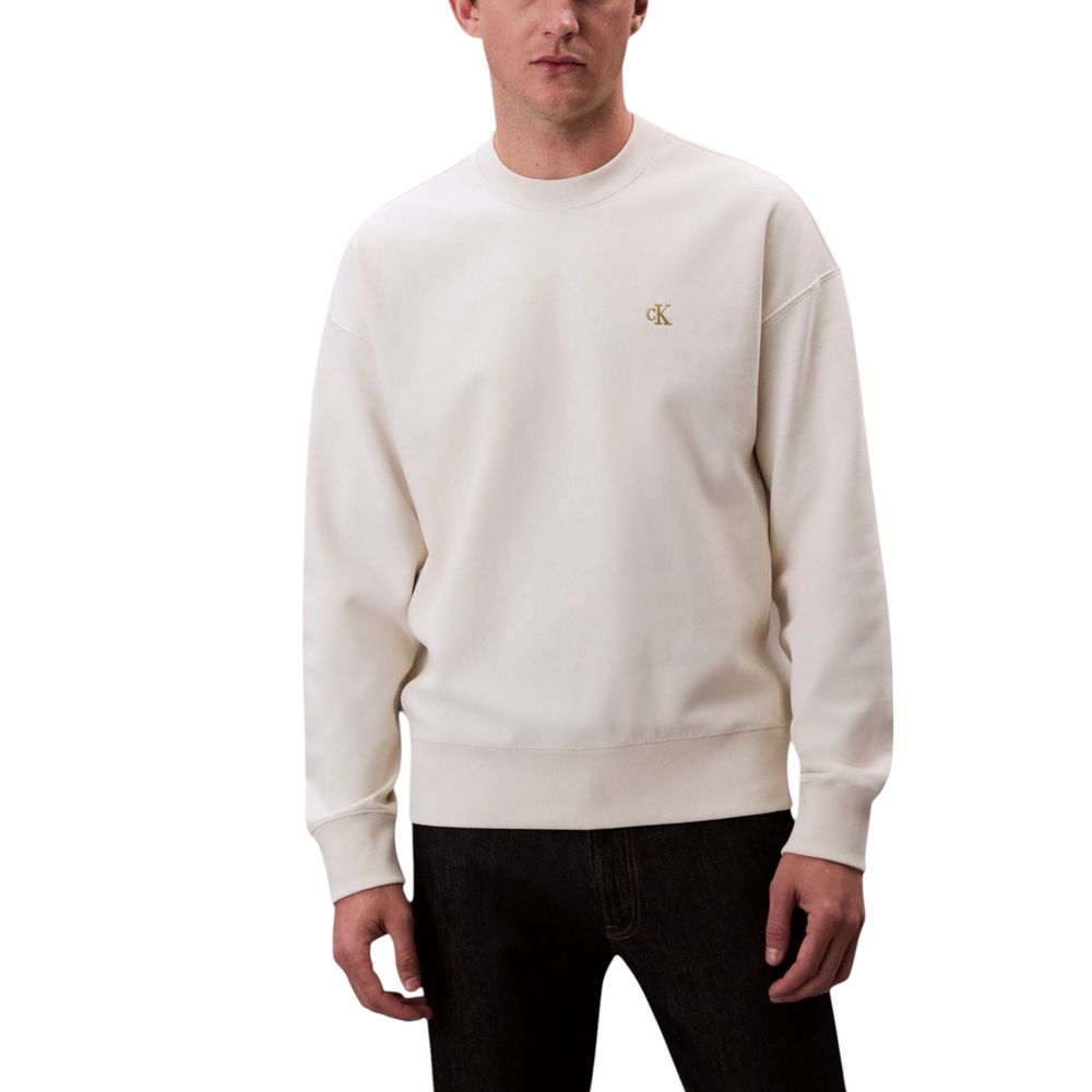 Calvin Klein Jeans Premium Terry Monogram Crewneck Sweatshirt