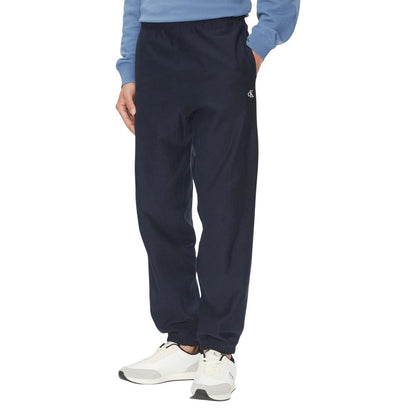 Calvin Klein Jeans PREMIUM TERRY MONOGR LV04RC279G Blue Cotton Joggers