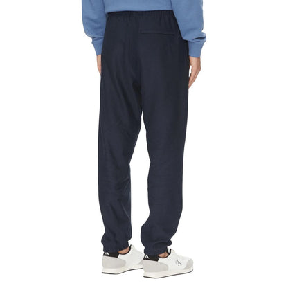 Calvin Klein Jeans PREMIUM TERRY MONOGR LV04RC279G Blue Cotton Joggers