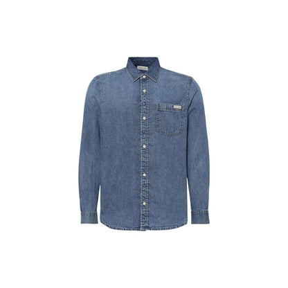Calvin Klein Jeans Blue Denim Shirt - Casual Classic Style