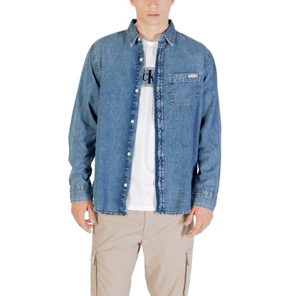 Calvin Klein Jeans Blue Denim Shirt - Casual Classic Style
