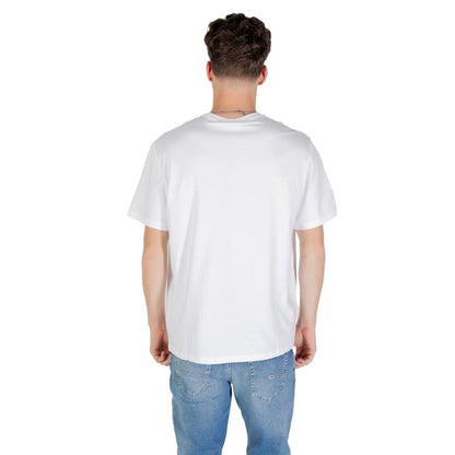 Calvin Klein Jeans SS Hero Monologue Tee - White Cotton T-Shirt