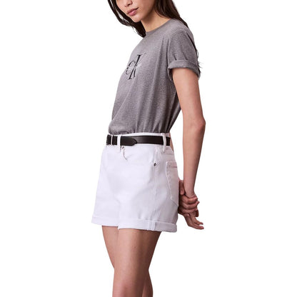 Calvin Klein Jeans HERO SS Classic Mono Gray Cotton T-Shirt