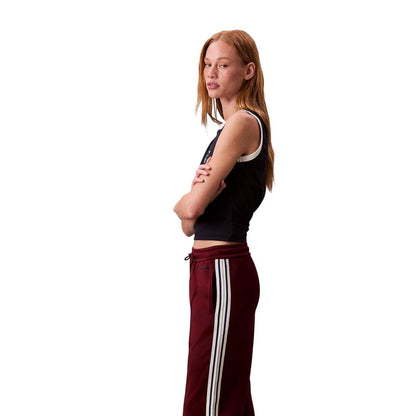 Calvin Klein Jeans Bordeaux Cotton Joggers