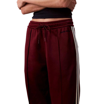Calvin Klein Jeans Bordeaux Cotton Joggers