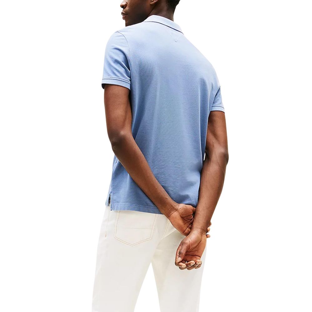 Tommy Hilfiger Blue Cotton Polo Shirt for Men