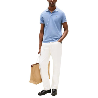 Tommy Hilfiger Blue Cotton Polo Shirt for Men