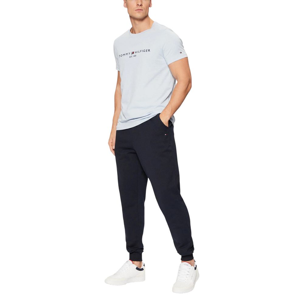 Tommy Hilfiger Blue Cotton Joggers