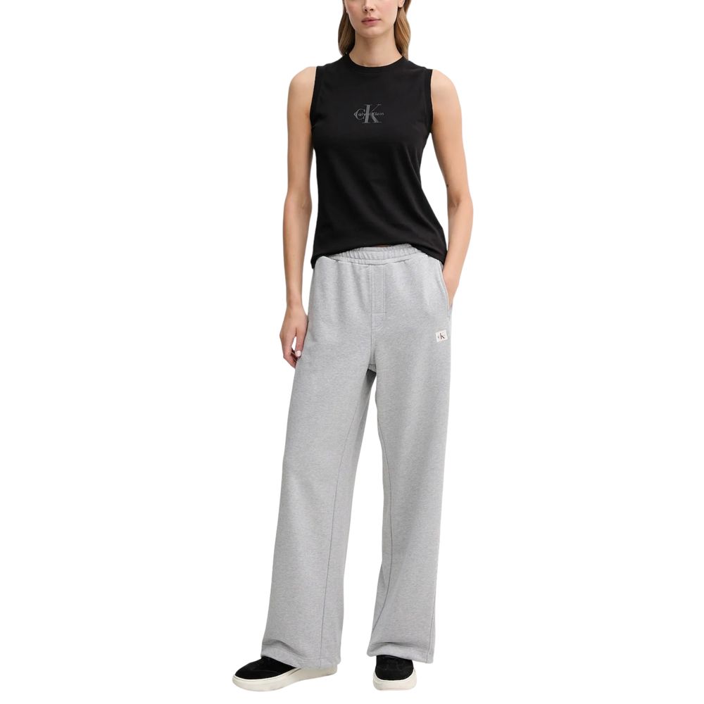 Calvin Klein Jeans Gray Cotton Joggers for Women
