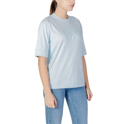 Calvin Klein Jeans Blue Cotton Oversized T-Shirt