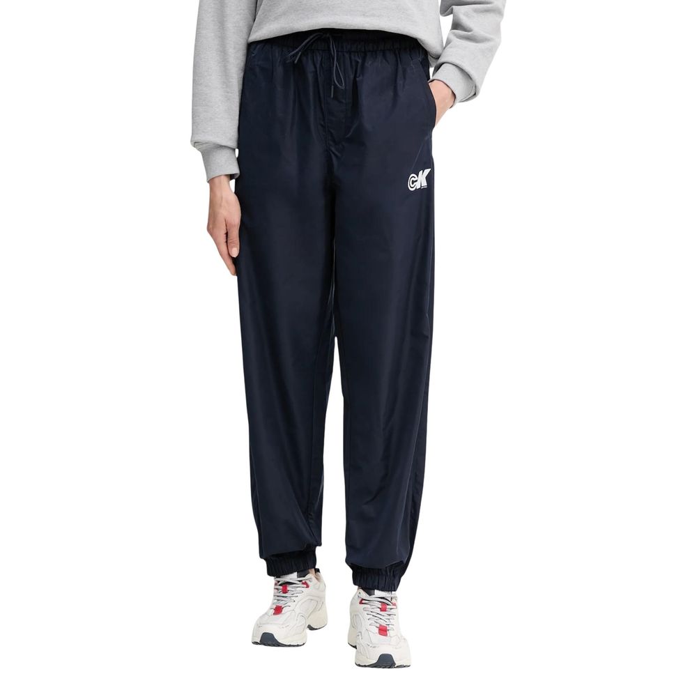 Calvin Klein Jeans Blue Recycled Polyester Joggers
