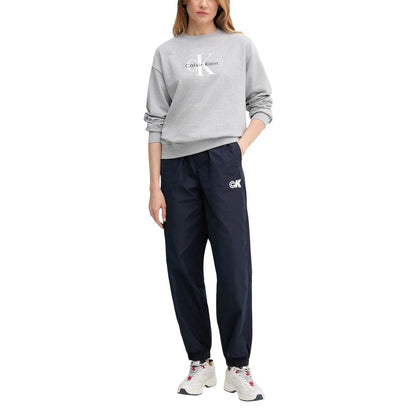 Calvin Klein Jeans Blue Recycled Polyester Joggers