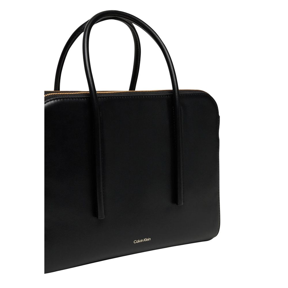 Calvin Klein Carryall Mini Leather Tote Bag