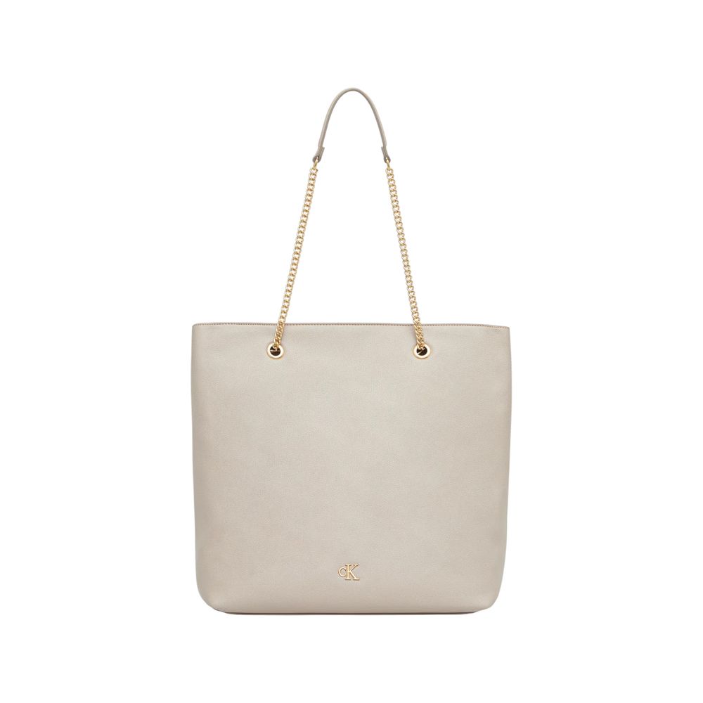 Calvin Klein Minimal Monogram Chain Tote