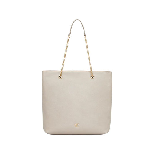 Calvin Klein Minimal Monogram Chain Tote