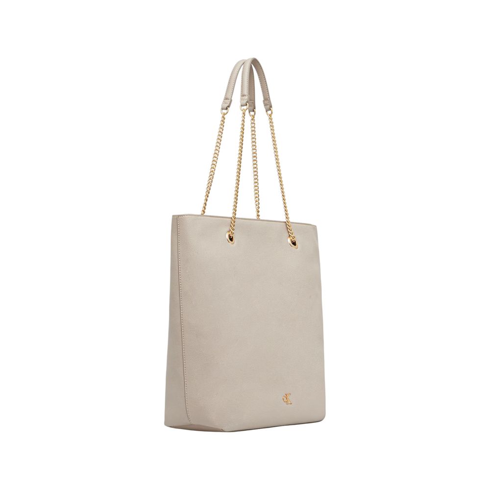 Calvin Klein Minimal Monogram Chain Tote