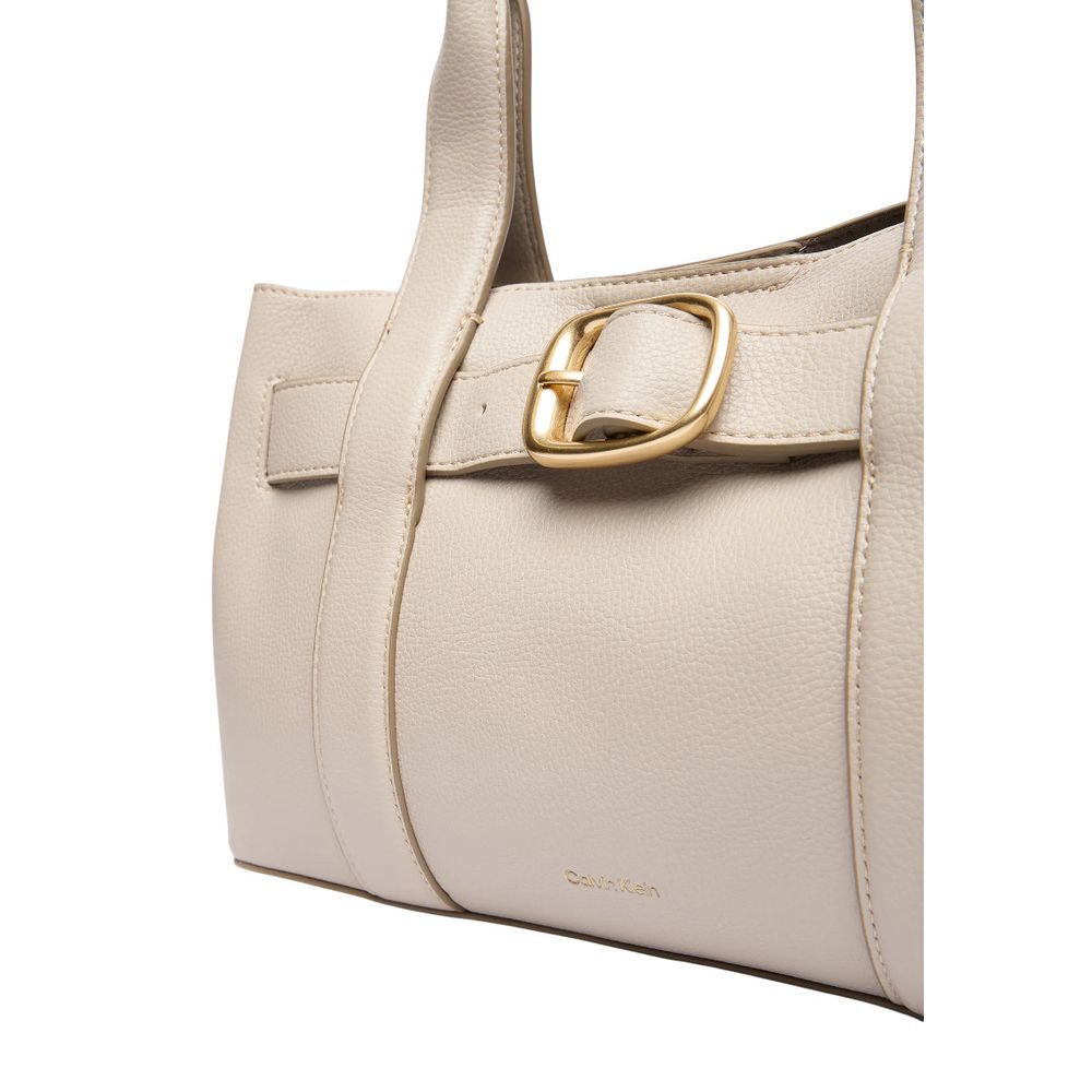 Calvin Klein Buckle Mini Tote with Strap