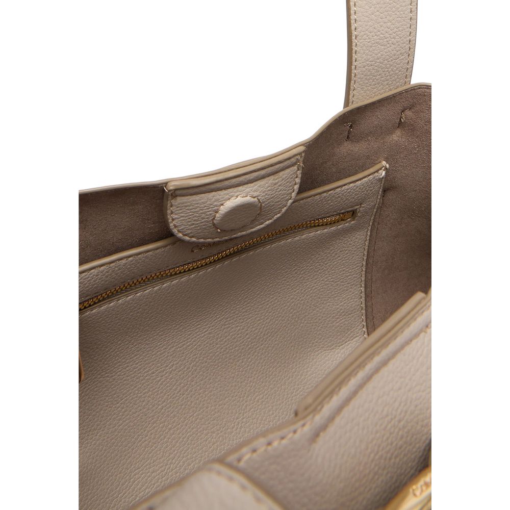 Calvin Klein Buckle Mini Tote with Strap
