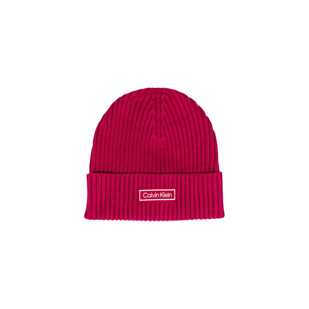 Calvin Klein Pink Cotton Cap - Baseball Hat for Modern Comfort