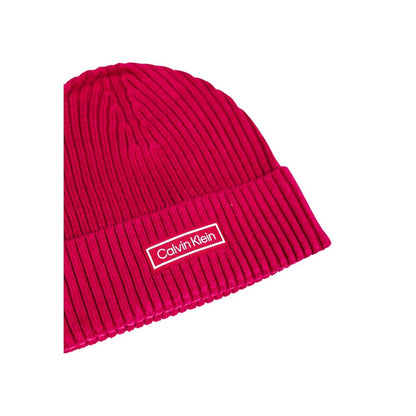 Calvin Klein Pink Cotton Cap - Baseball Hat for Modern Comfort