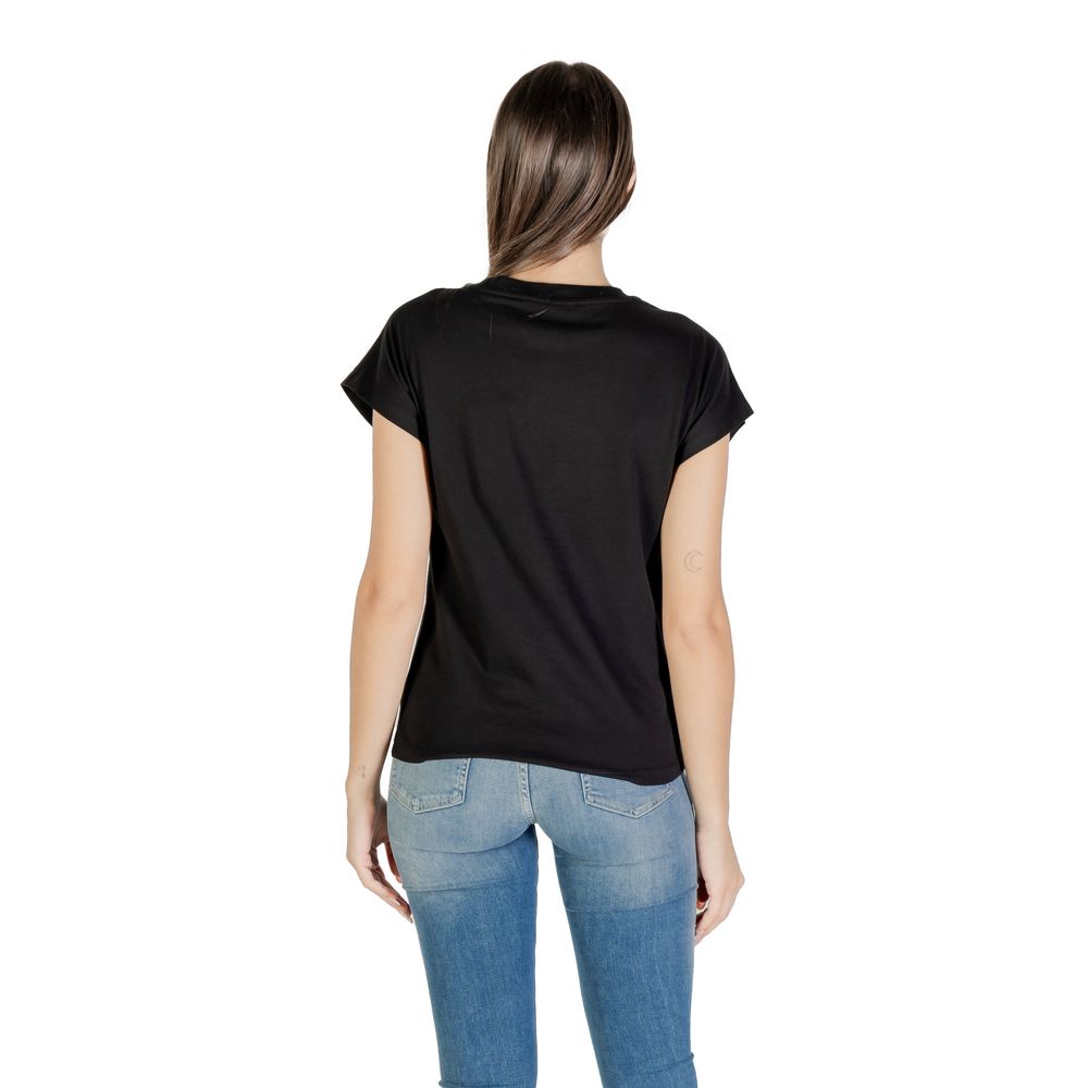 Guess Black Cotton T-Shirt - W5YI14 I3Z14