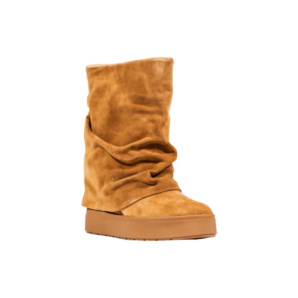 Guess Beige Suede Leather Ankle Boots - GUINNA FLFGUI SUE10