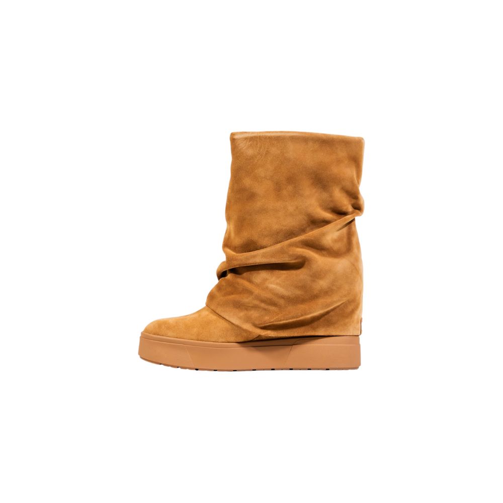 Guess Beige Suede Leather Ankle Boots - GUINNA FLFGUI SUE10