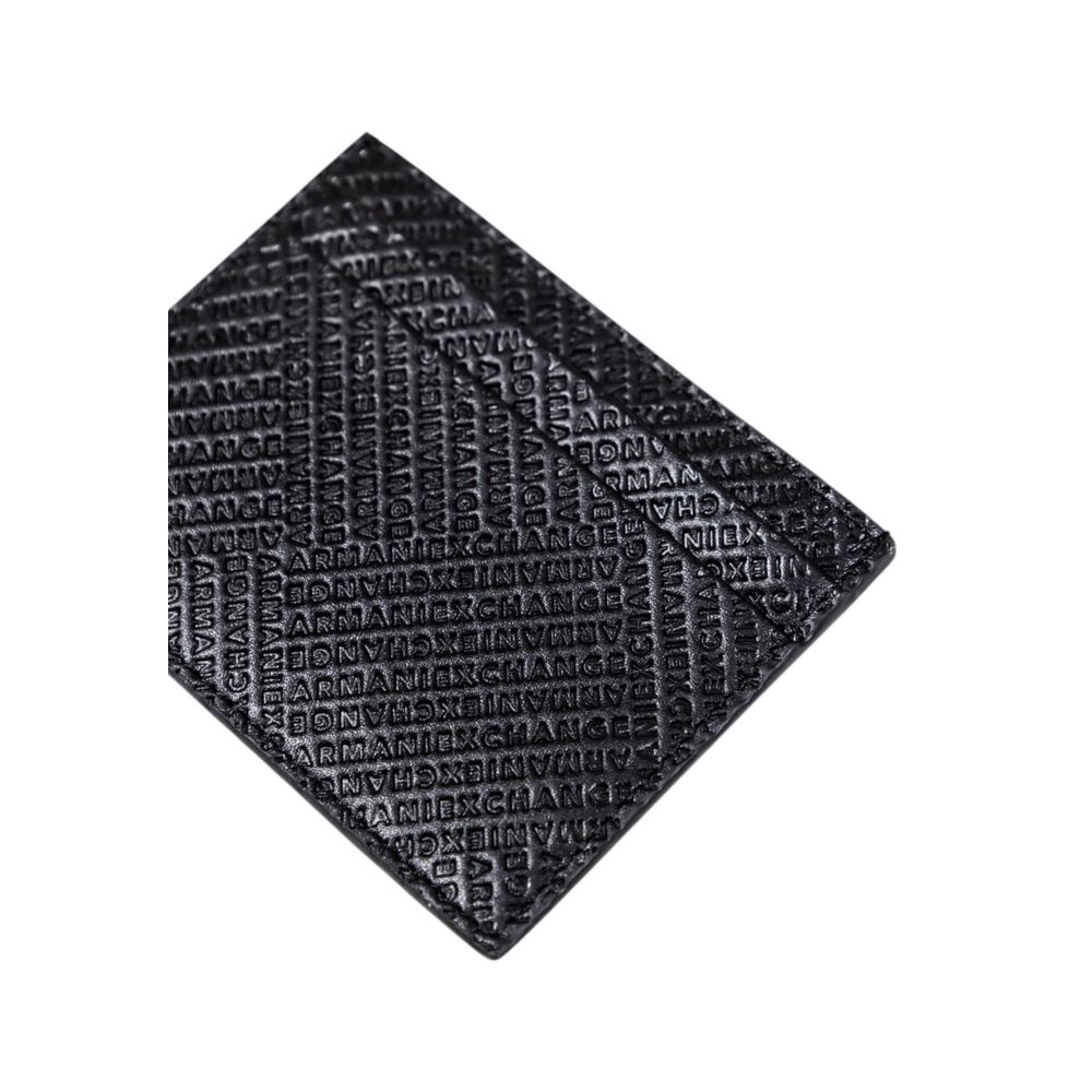 Armani Exchange Black Leather Cardholder - XM000169 AF19502