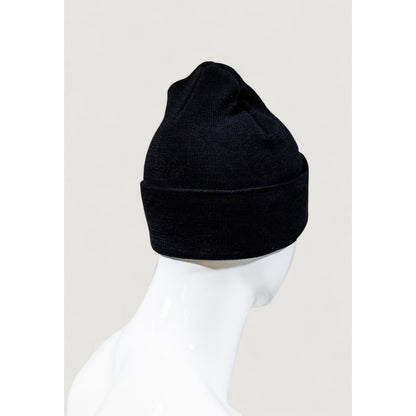 Armani Exchange Black Polyester Beanie Hat