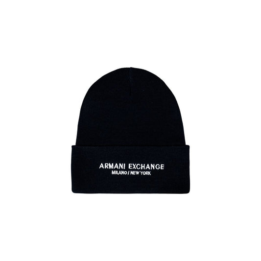 Armani Exchange Blue Polyester Cap