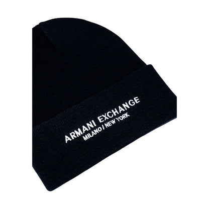 Armani Exchange Blue Polyester Cap